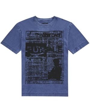 Purple Brand T-Shirt Weekly - Blu
