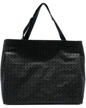 Issey Miyake ジオメトリックパネル トートバッグ - ブラック