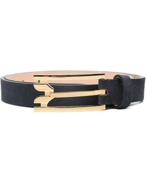 Victoria Beckham Pin-Buckle Belt - White