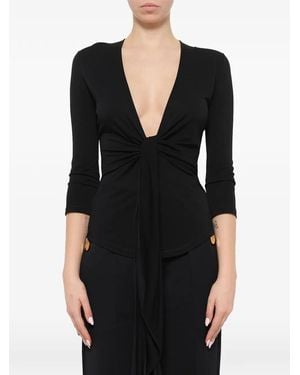 Givenchy Tie Fastening Blouse - Black
