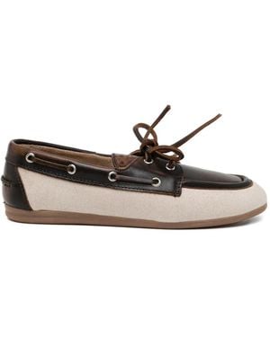 POSA Brushed Loafers - White