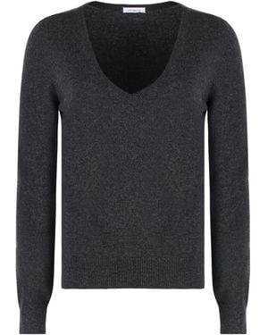 Malo Gestrickter Kaschmirpullover - Schwarz