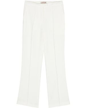 Blanca Vita Pleomele Cropped Trousers - White