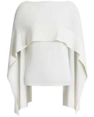 Alberta Ferretti Cape Shirt - White