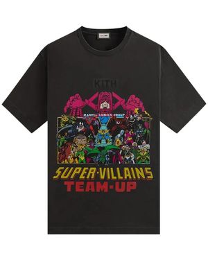 Kith X Marvel Team Up T-Shirt - Black