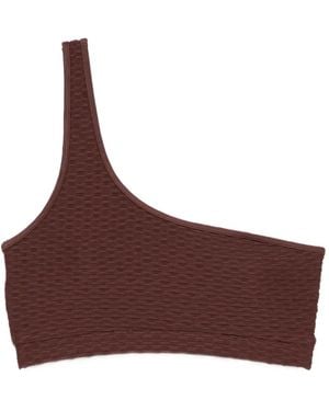Duskii One-Shoulder Bikini Top - Purple