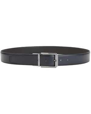 ZEGNA Leather Belt - White