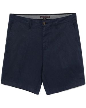 Michael Kors Logo-Embroidered Shorts - Blue