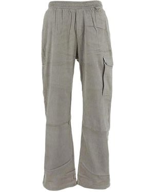FAMILY FIRST Pantaloni A Righe - Grigio