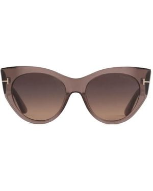 Tom Ford Cat-Eye Sunglasses - Brown