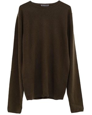 Denis Colomb Kaschmirpullover Mit Rundhalsausschnitt - Braun