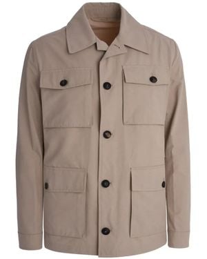 Pal Zileri Buttoned Pocket Field Jacket - Brown