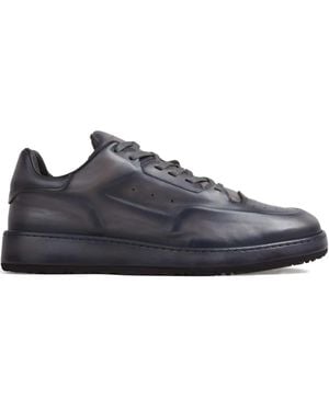 Officine Creative Eraser 001 Leather Trainers - Blue