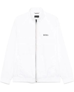 BOSS Water-Repellent Tracksuit - White