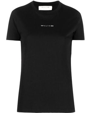 1017 ALYX 9SM Circle Logo-print Cotton T-shirt - Black