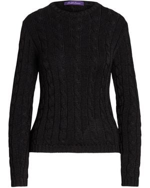 Ralph Lauren Cable-Knit Crewneck Jumper - Black