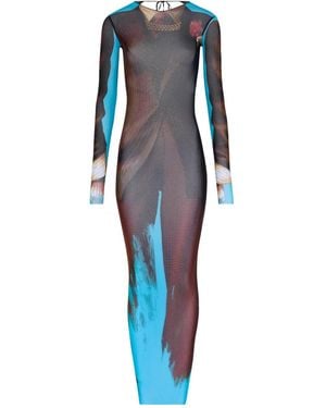 Jean Paul Gaultier Vestido largo Tennis - Azul