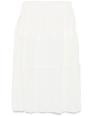 TOTEME Organic Cotton Skirt - White