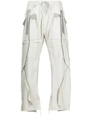 Sulvam Panelled Nylon Trousers - White
