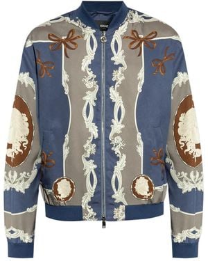 Versace Bomber Jackets - Blue