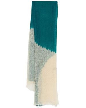 Suzusan Dip-Dye Scarf - Green