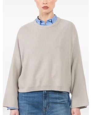 Dusan Long-Sleeve Jumper - White