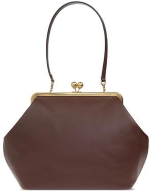 COACH Leather Clutch Bag - Brown