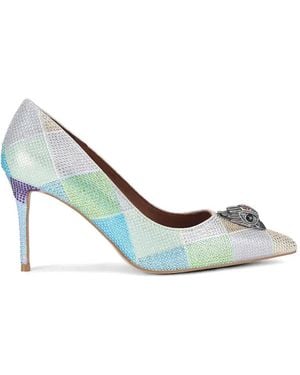 Kurt Geiger Belgravia Eagle Court Heel Pumps - Metallic