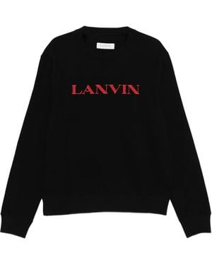 Lanvin ロゴ スウェットシャツ - ブラック