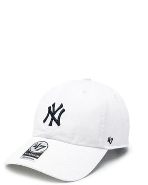 Sporty & Rich Embroidered Cap - White