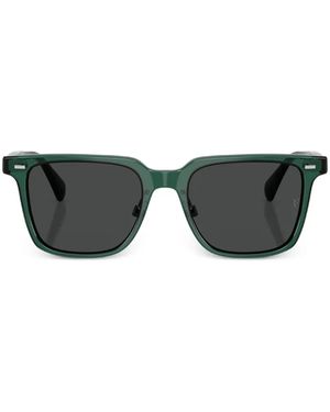 Oliver Peoples Mr. Federer Ii Rectangle-Frame Sunglasses - Black
