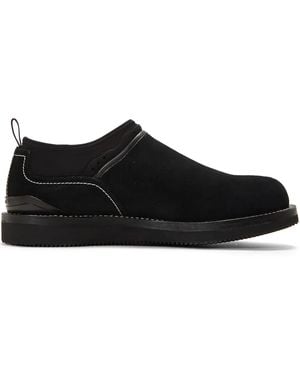 Suicoke Suede Slippers - Black