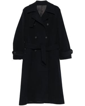 Paul Smith Double-Breasted Belted Coat - Black