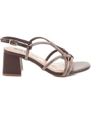 Bibi Lou Embellished Block-Heel Sandals - Pink