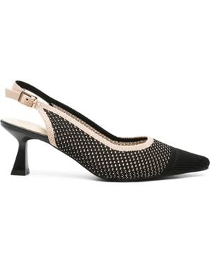Keys Pointed-Toe Pumps - Metallic