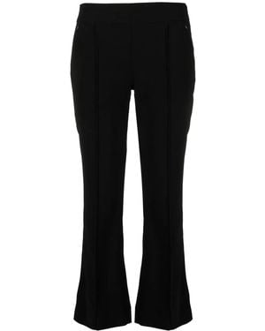 Rodebjer Jeju Flared Cropped Pants - Black