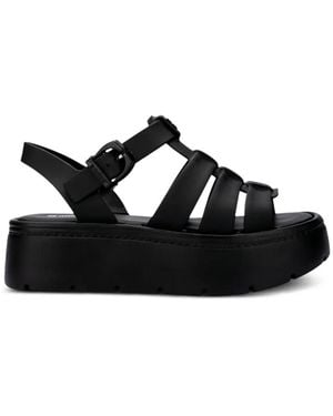 Melissa Up Platform Strap Sandals - Black