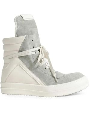 Rick Owens Geobasket High-Top Sneakers - White