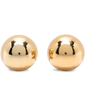 Silvia Gnecchi Sade Maxi Dome Earrings - Metallic