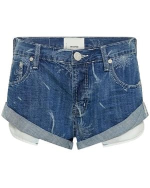 One Teaspoon Pantalones Cortos Bandit - Azul