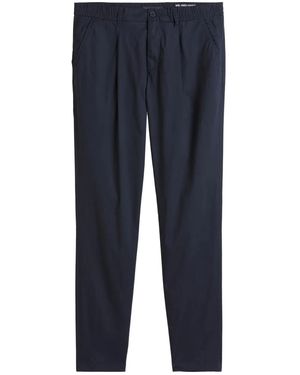 Marc O' Polo Pleated-Front Trousers - Blue