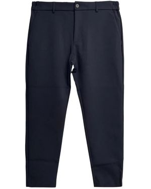 ALBERTO BRESCI Button Trousers - Blue