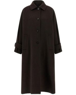 Alberto Biani Single-Breasted Coat - Black