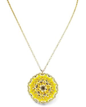 Madison Collar Con Aplique De Cristales - Metálico