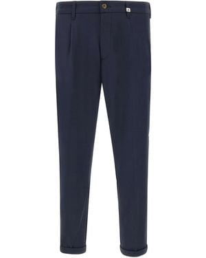 Myths Turn-Up Regular Trousers - Blue