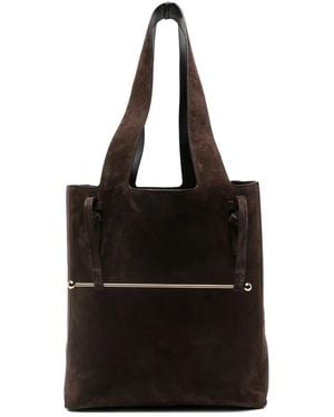 Strathberry Suede Shoulder Bag - Black