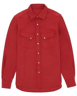 Fortela Flap-Pocket Shirt - Red