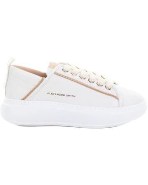 Alexander Smith Sneakers Con Plateau - Bianco