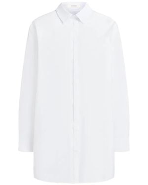 12 STOREEZ Albini Cotton Shirt - White