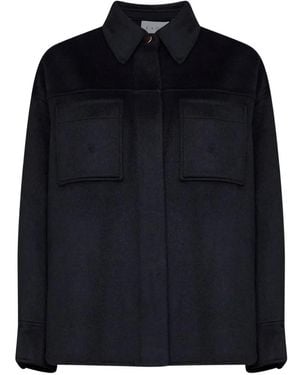 Kaos Drop-Shoulder Patch-Pocket Jacket - Blue